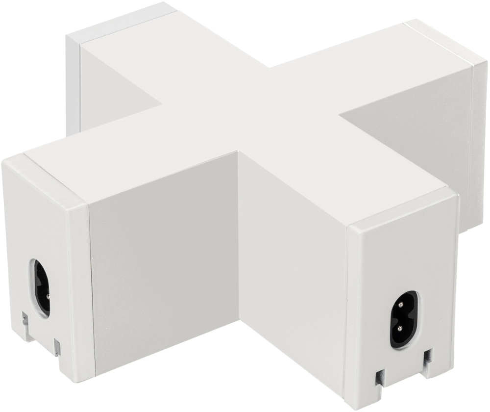 Коннектор крестовой NEO-CLIP-38-CON-X-WH 028938