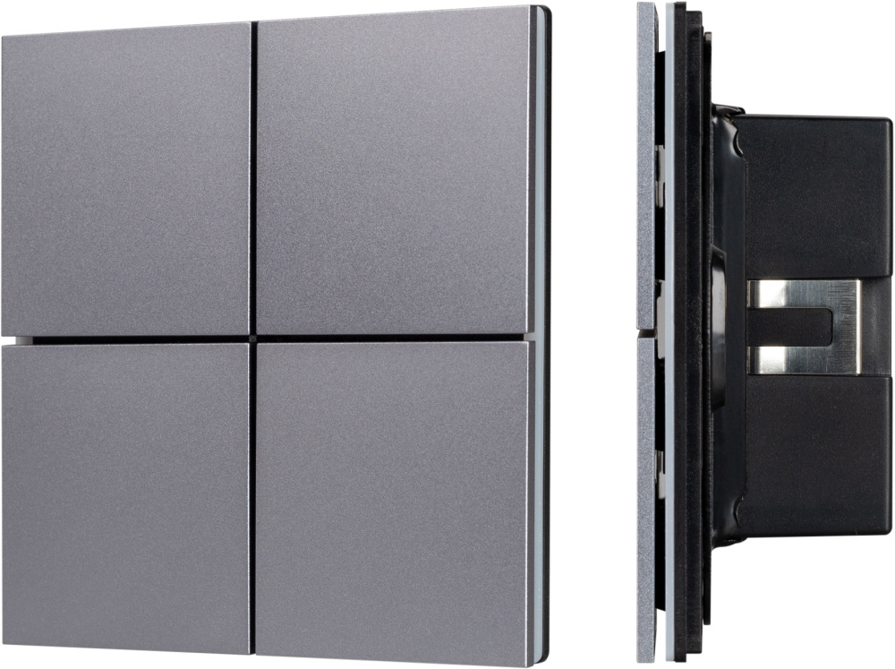 INTELLIGENT ARLIGHT Кнопочная панель KNX-304-23-IN Grey 038366
