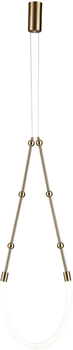 Светильник подвесной Indigo Corda V000062L 14010/1P Brass — фото 2