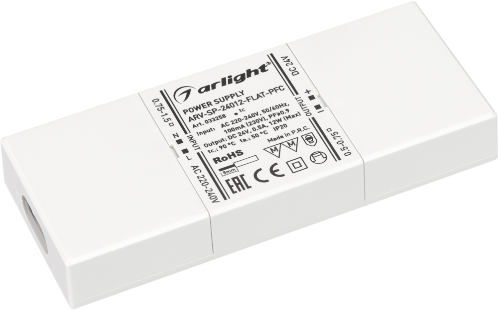 Блок питания ARV-SP-24012-FLAT-PFC 033258