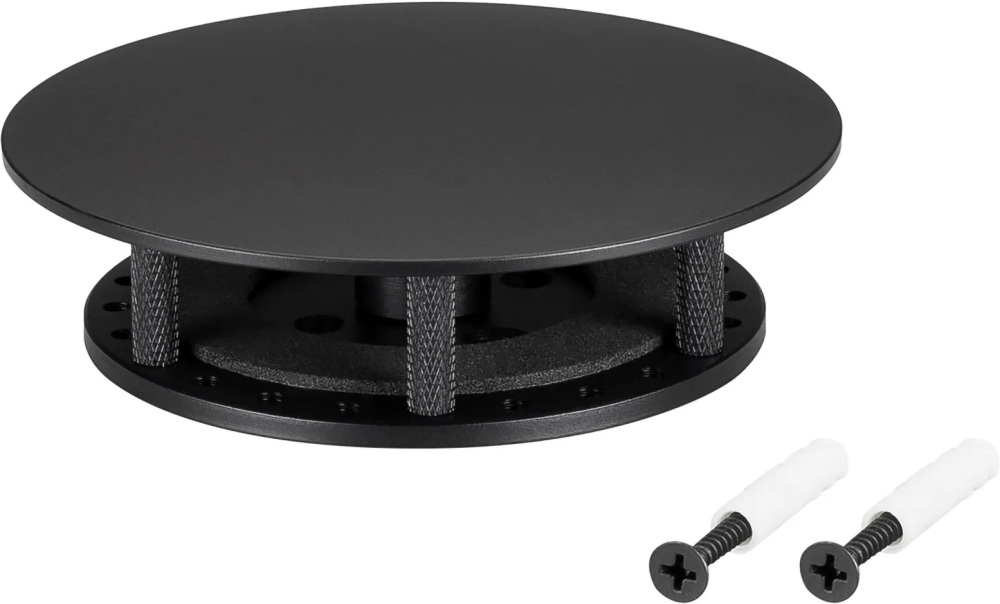 Крепление MOONLIGHT-BASE-ROUND-D25-S Black 046066