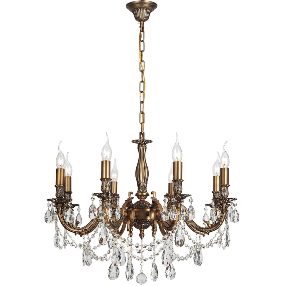 Подвесная хрустальная люстра Lucia Tucci Firenze FIRENZE 141.8 antique