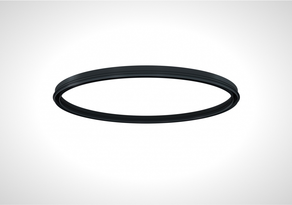 Шинопровод магнитный встраиваемый радиусный iLEDEX TECHNICAL VISION48/22 R 4822-1000-BK