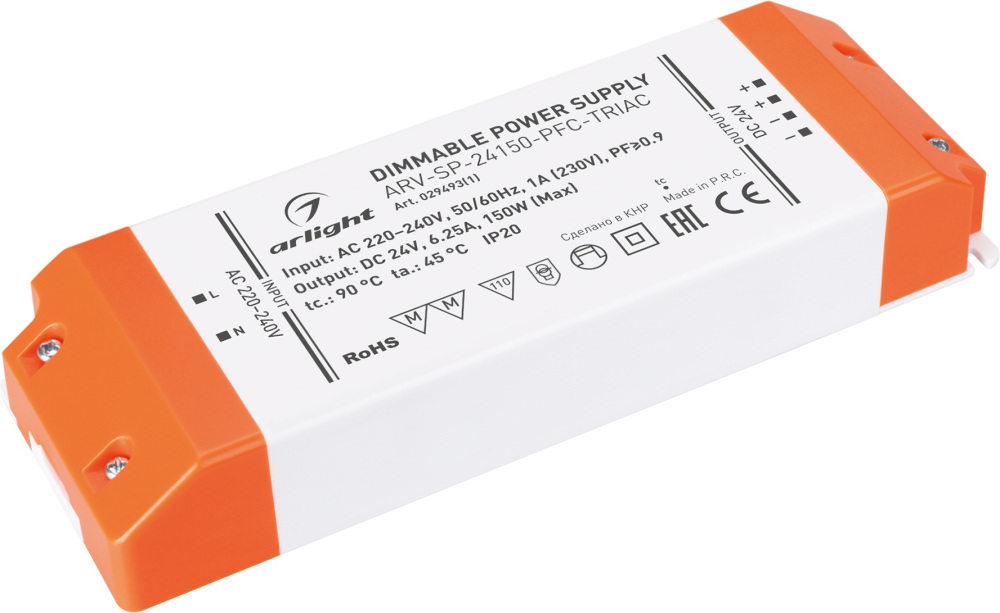 Блок питания ARV-SP-24150-PFC-TRIAC 029493(1)