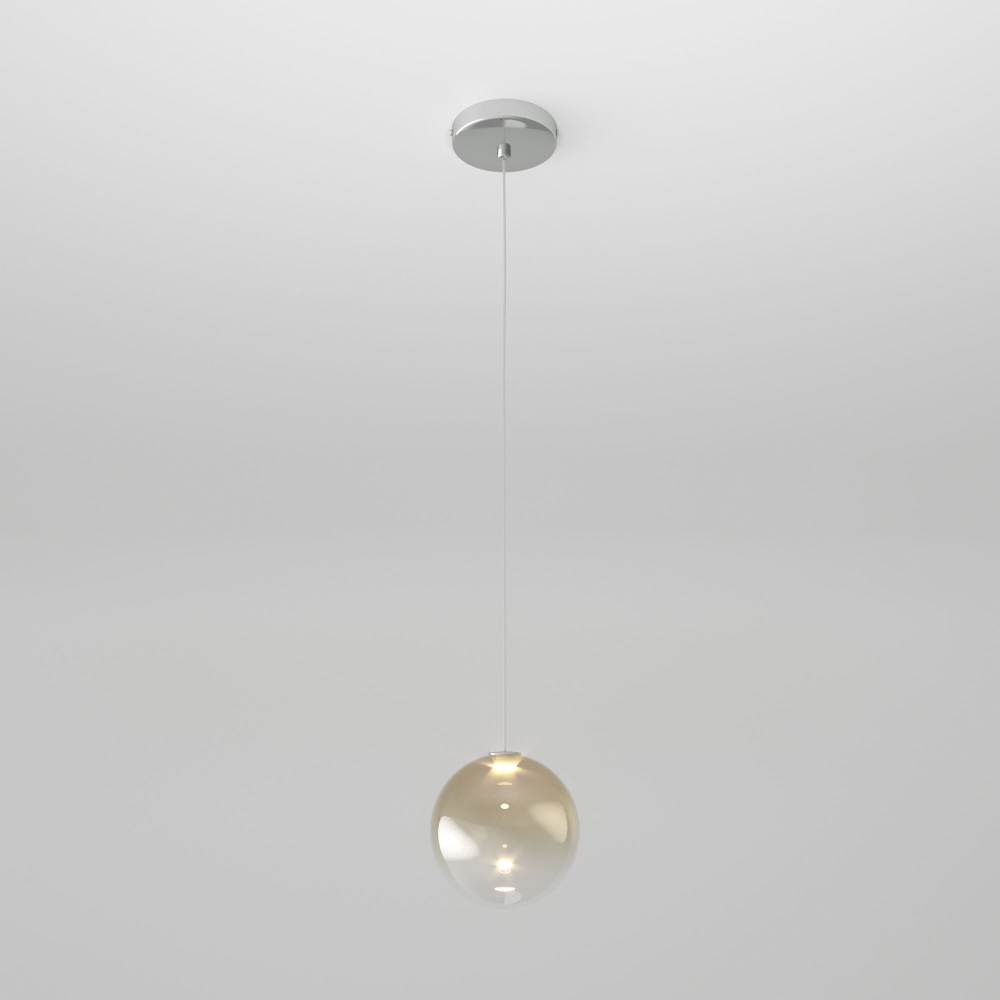 Светильник подвесной Eurosvet Wonder 50232/1 LED янтарный