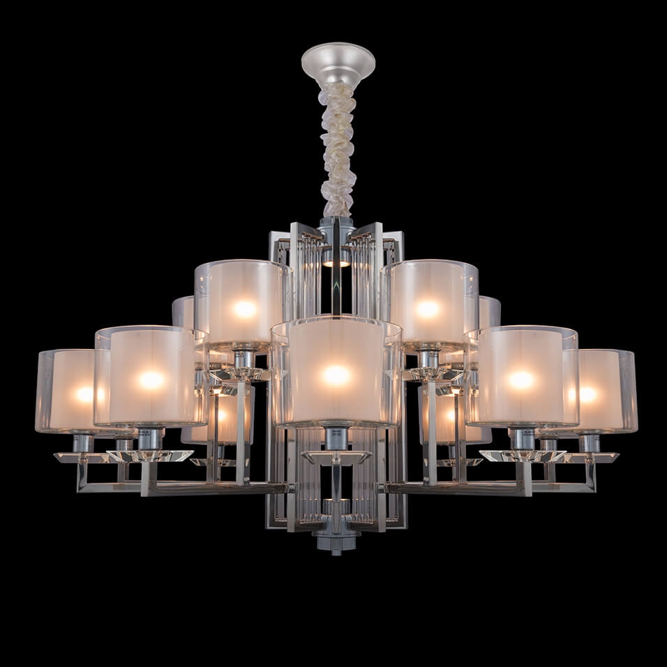 Подвесная светодиодная люстра 4400 Newport 4410+5/C chrome