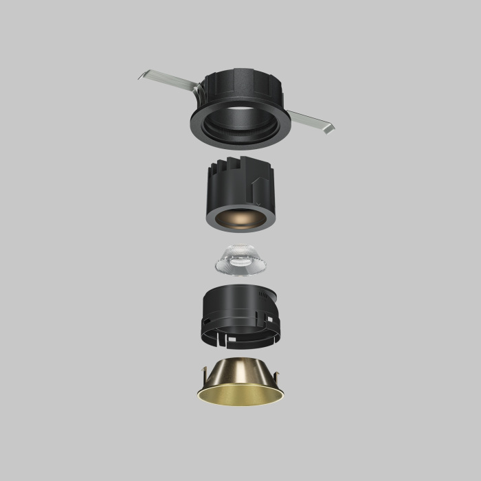 Декоративная рамка-отражатель для серии Wise Maytoni Downlight Ring057-7-MG — фото 5