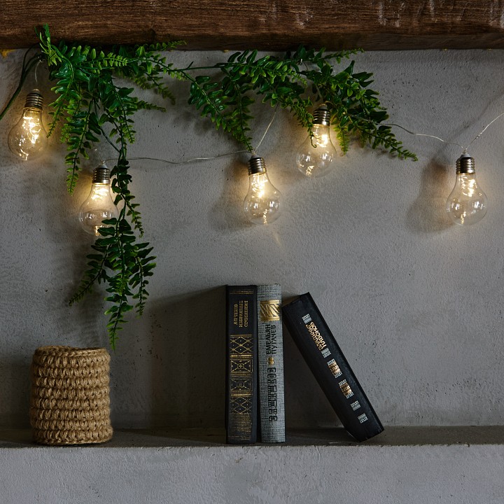 ULD-S1800-050/STB/3AA WARM WHITE IP20 RETRO BULBS-1 Гирлянда светодиодная «Лампочки ретро-1», на батарейках 3AA (не в/к),  1,8м. 50 све — фото 9