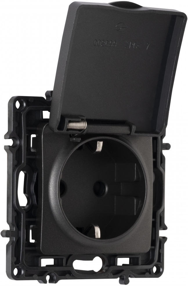 Розетка Arte Milano Am-217 217.41-1.black