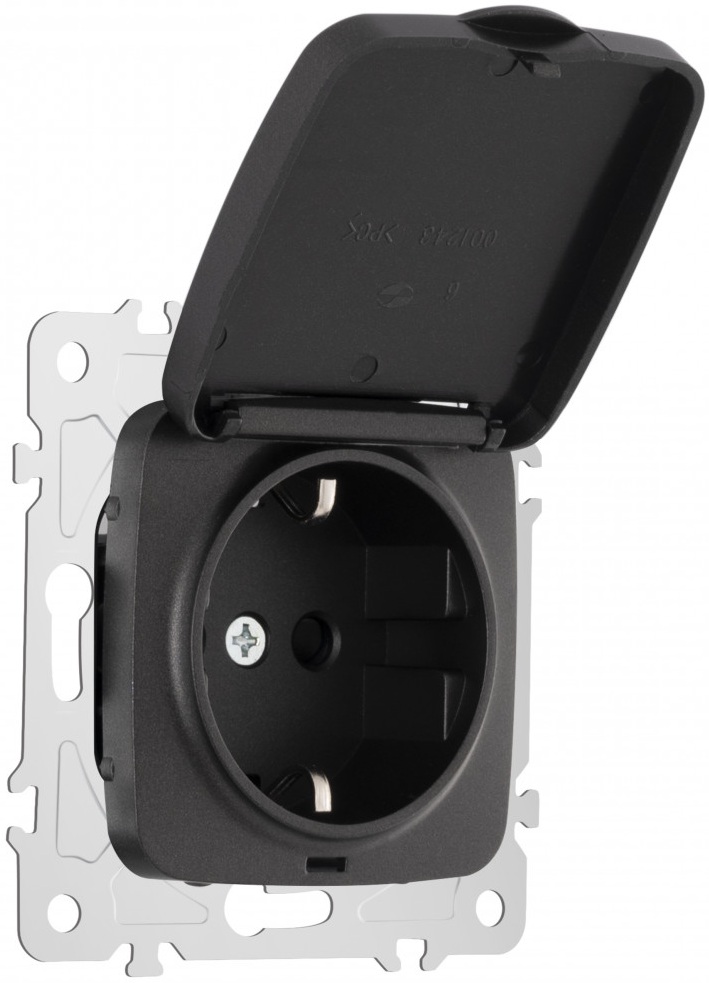 Розетка Arte Milano Am-205 205.41-1.black