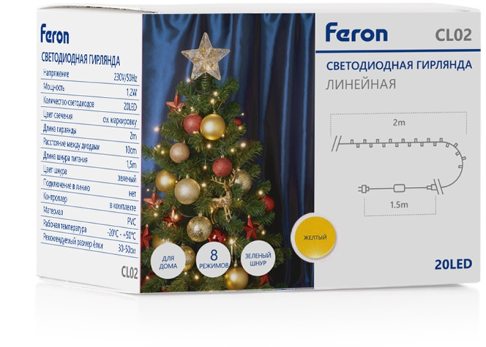 Гирлянда Feron CL02 32288 — фото 3