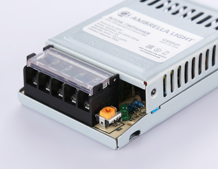 Блок питания для светодиодной ленты 12V 24W Ambrella LED Driver 12V GS9501 — фото 2