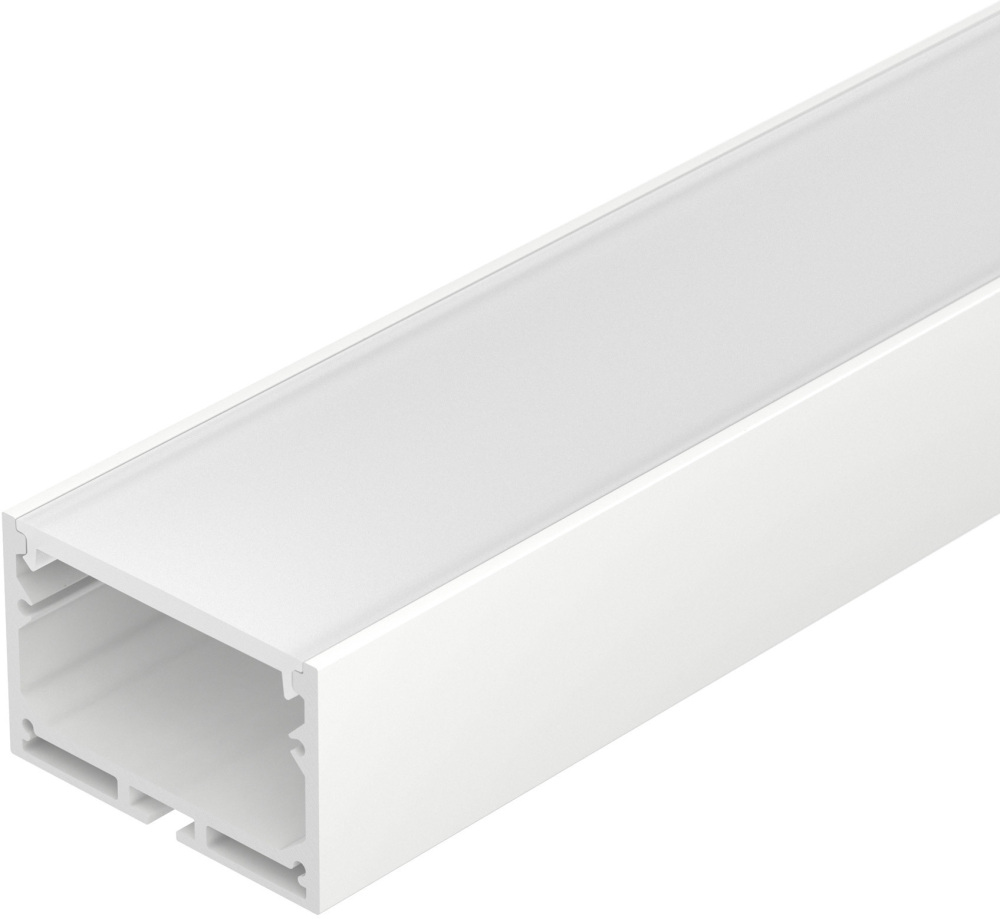 Профиль с экраном SL-LINE-4932-2500 WHITE+OPAL 036304