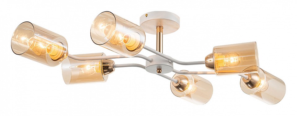 Люстра на штанге Escada Vertigo 1131/6P White/Gold — фото 2