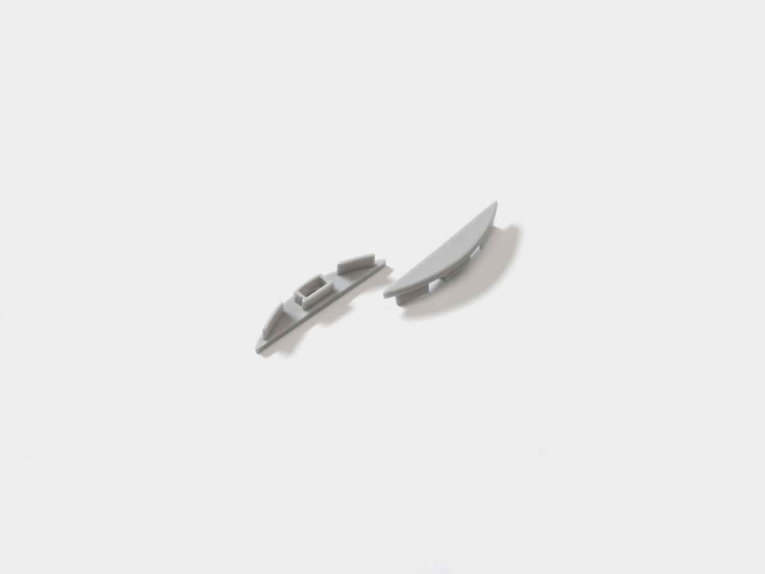 Комплект заглушек на профиль ARC-608FL (2 шт), ARC-608FL-ECS 008623