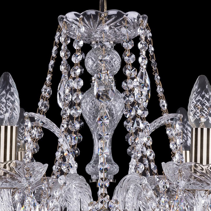 Подвесная люстра Bohemia Ivele Crystal 1411 1411/6/195/Pa — фото 4
