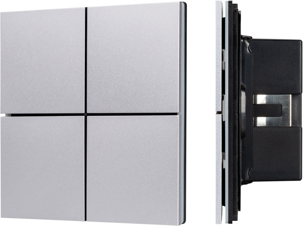 INTELLIGENT ARLIGHT Кнопочная панель KNX-304-23-IN Silver 039662