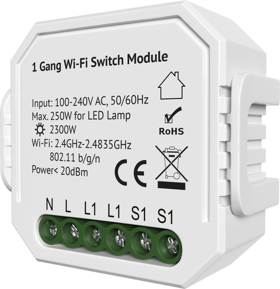Wi-Fi реле Relay RL1001-SM/1 — фото 1