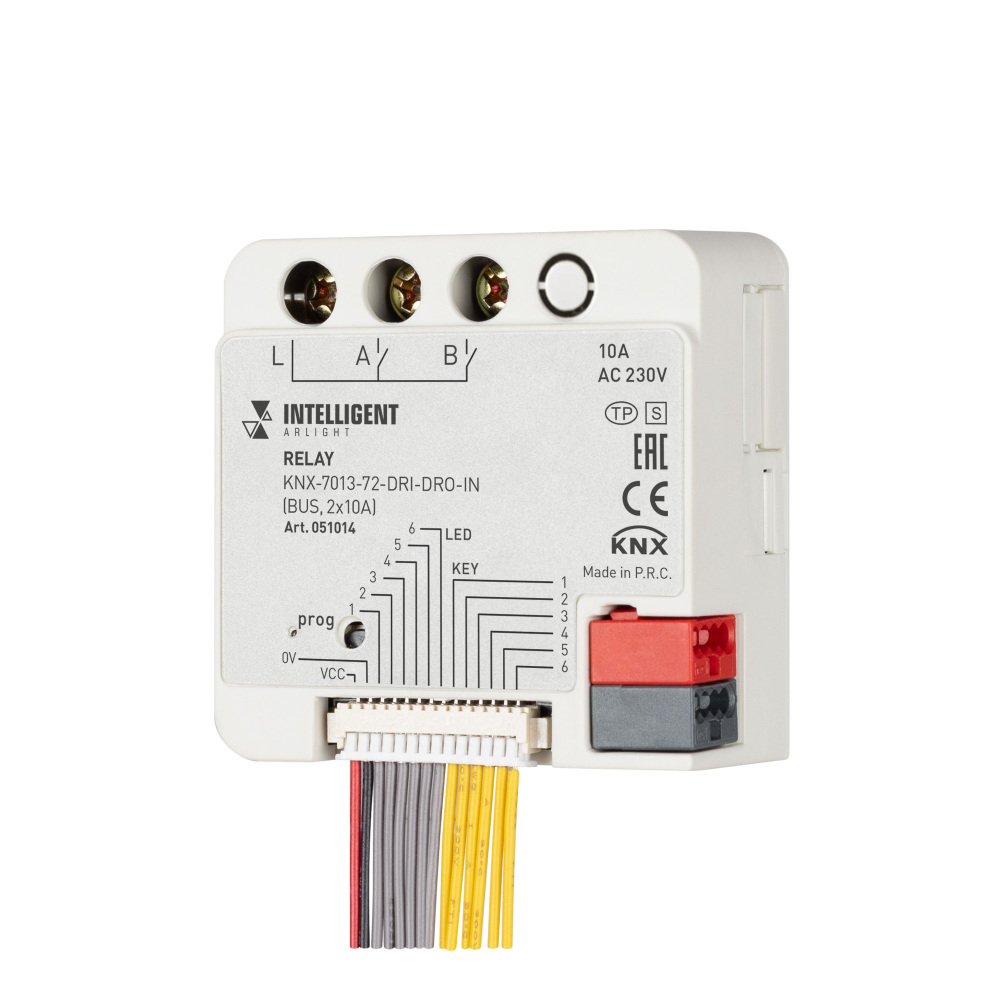 INTELLIGENT ARLIGHT Релейный модуль KNX-7013-72-DRI-DRO-IN 051014
