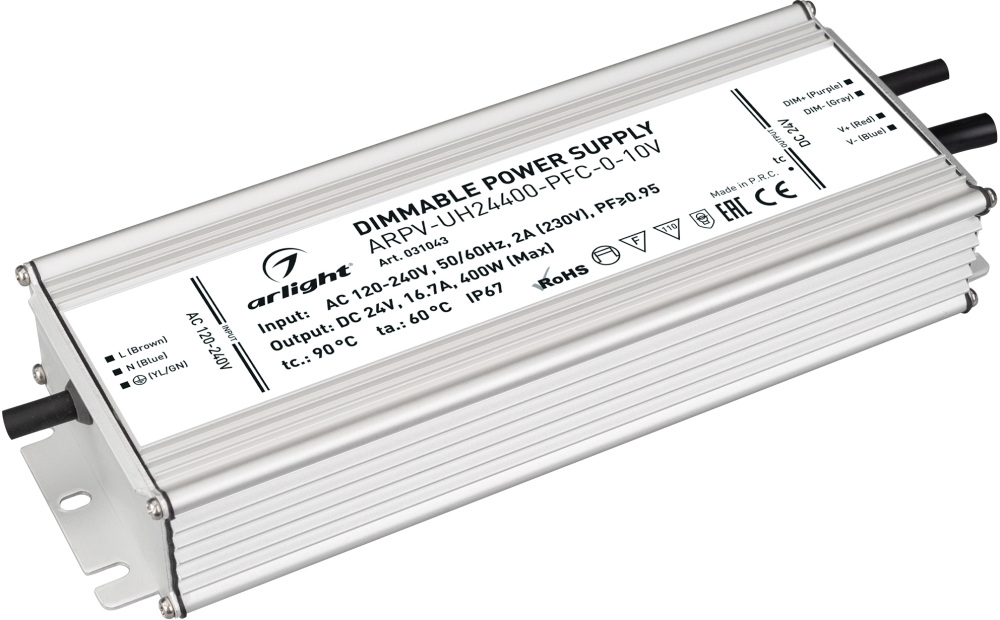 Блок питания ARPV-UH24400-PFC-0-10V 031043