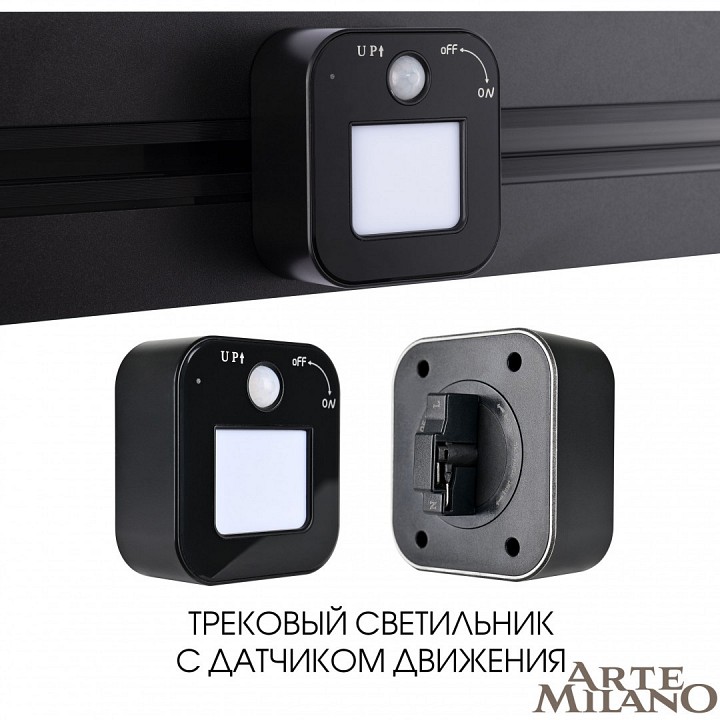 Накладной светильник Arte Milano Am-track-sockets 380022TLS/LWS Black — фото 5