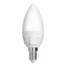 Лампочка светодиодная Яркая LED-C37 7W/6500K/E14/FR PLP01WH