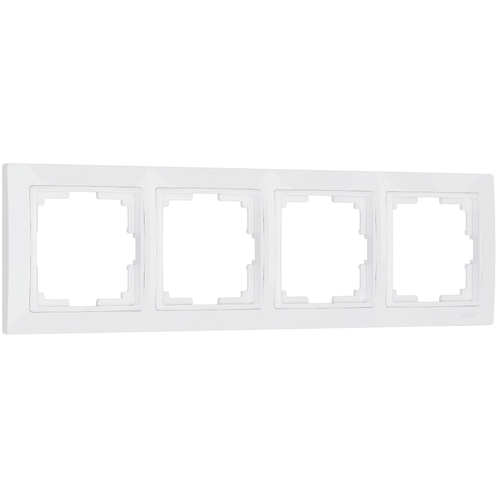 Рамка Werkel W0042001/ Рамка на 4 поста Snabb basic (белый)