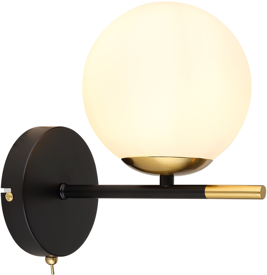 Настенное бра Arte Lamp Alcor A2224AP-1BK