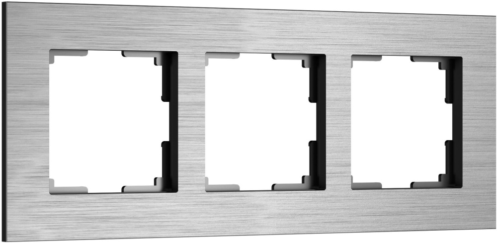 Рамка Werkel W0033506/ Рамка на 3 поста AluMax (алюминий)