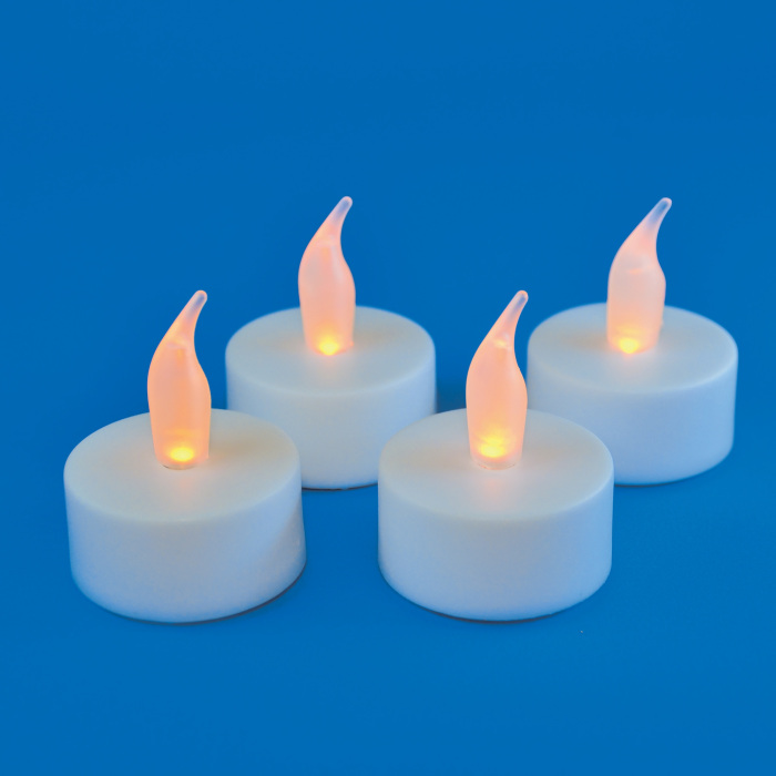 Декоративная свеча ULD-F070 WARM WHITE TEACANDLE SET4 — фото 3