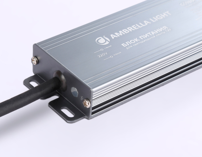 Блок питания для светодиодной ленты 12V 150W Ambrella LED Driver 12V GS9864 — фото 2
