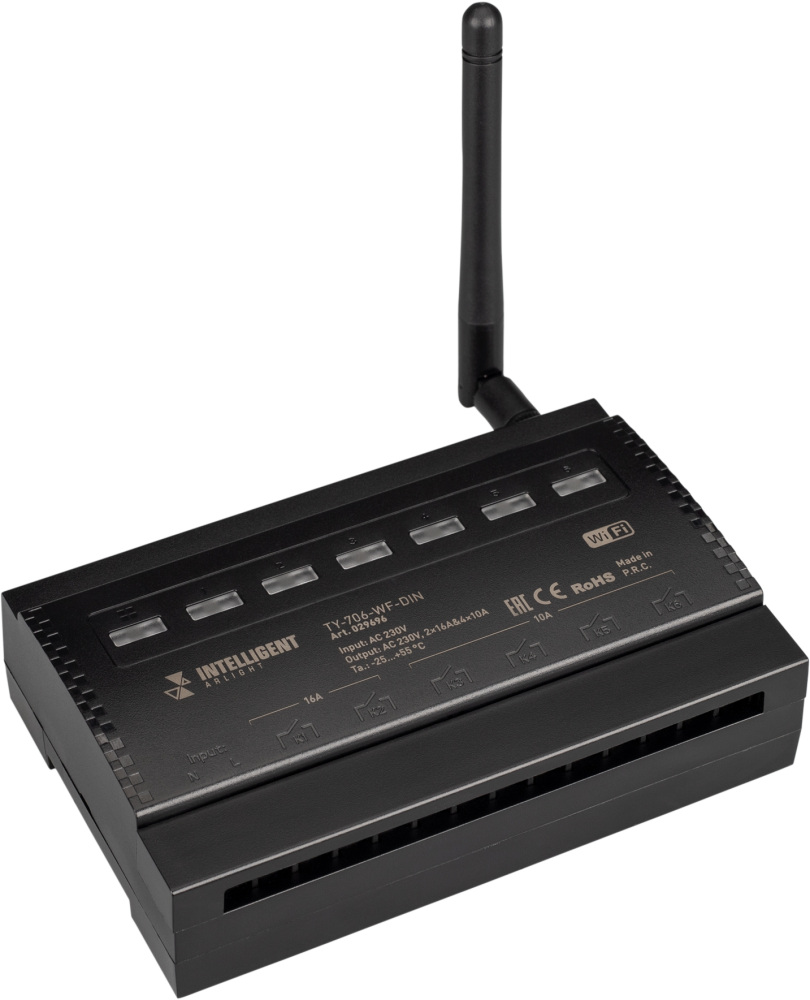 INTELLIGENT ARLIGHT Релейный модуль TY-706-WF-DIN 029696