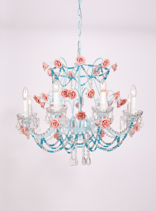 Люстра подвесная с цветочками Lucia Tucci FIORI Fiori di rose 186.8 — фото 2