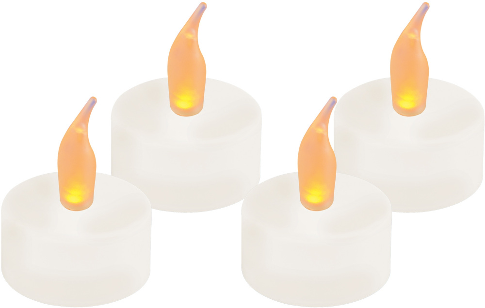 Декоративная свеча ULD-F070 WARM WHITE TEACANDLE SET4