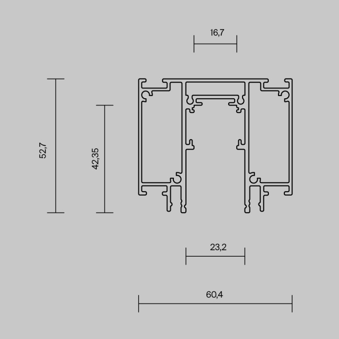 Шинопровод Maytoni Busbar trunkings Exility TRX034D-422B — фото 5