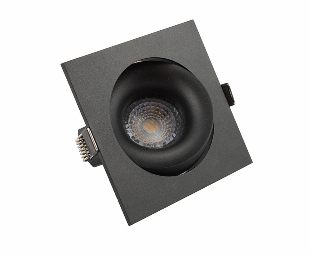 Точечный встраиваемый светильник Denkirs DK2121-BK