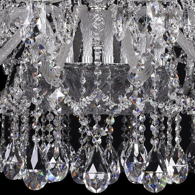 Подвесная люстра Bohemia Ivele Crystal 1413 1413/20/460/Ni — фото 3