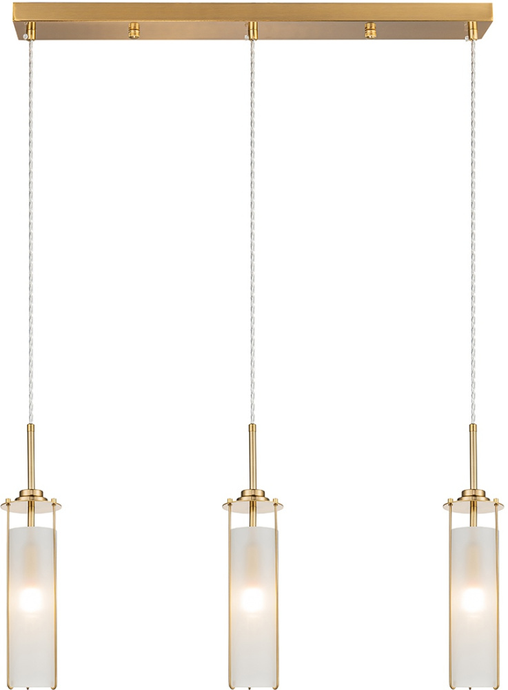 Светильник подвесной Indigo Torcia V000416 11038/3P Brass