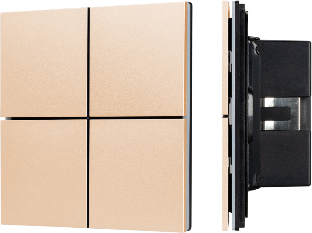 INTELLIGENT ARLIGHT Кнопочная панель KNX-304-23-IN Champagne 039665