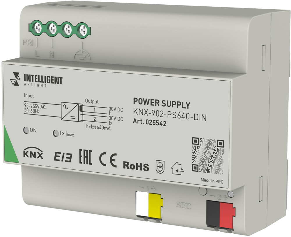 INTELLIGENT ARLIGHT Блок питания шины KNX-902-PS640-DIN 025542