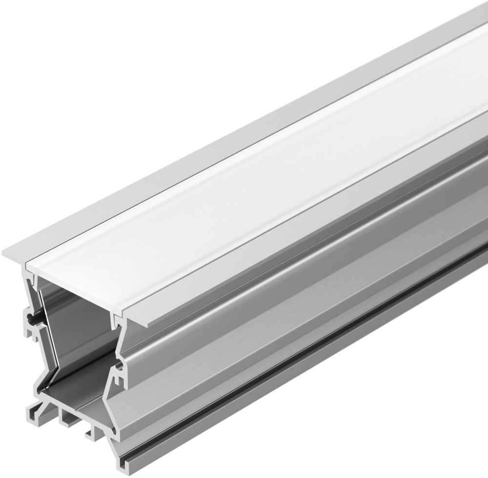 Профиль с экраном ALU-WIDE-FL-H35-2000 ANOD+FROST 027887