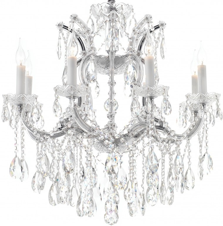 Подвесная люстра iLamp Diamond 6071-8 CR+CL