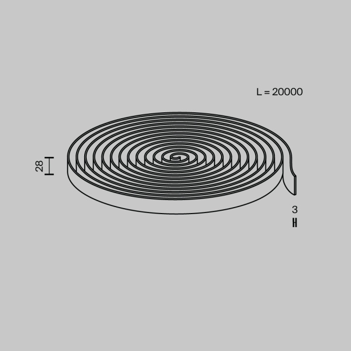 Шинопровод Conductive textile tape Parity TRX130-1.20LG — фото 3