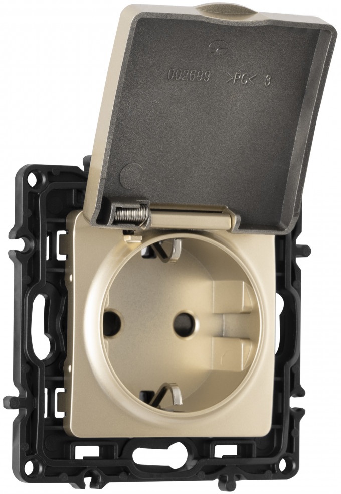 Розетка Arte Milano Am-217 217.41-1.shampan