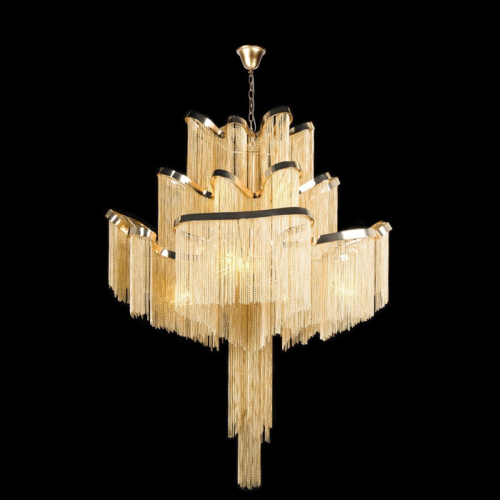 Подвесная люстра Stream Loft It 10208/800 Gold — фото 2