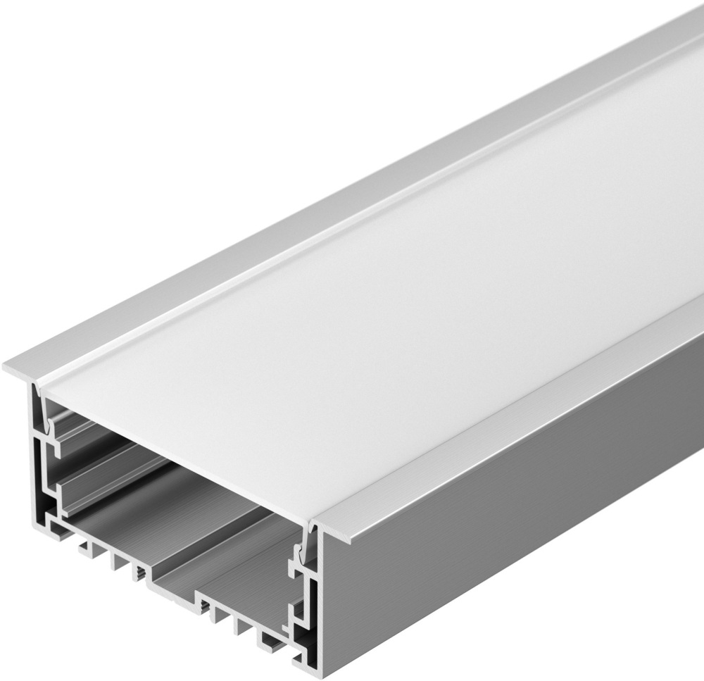Профиль с экраном S2-LINIA94-F-2500 ANOD+OPAL 021178(1)