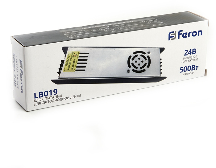 Трансформатор электронный для светодиодной ленты Feron lb019 48049 — фото 3