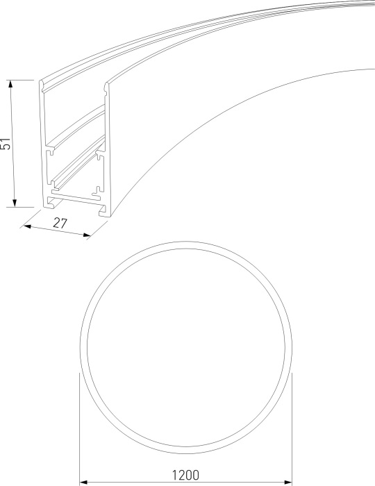Шинопровод Elektrostandard Slim Magnetic 85161/00 — фото 2