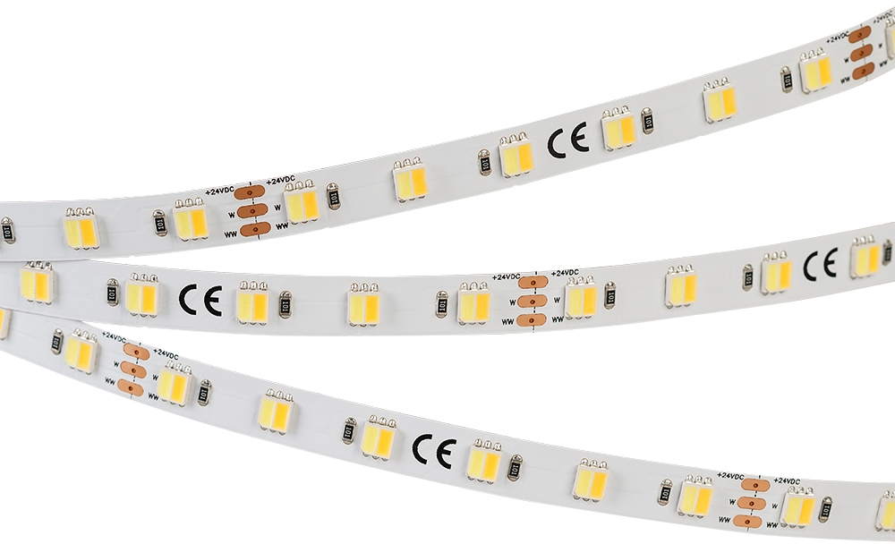 Светодиодная лента RT-B60-10mm 24V White-MIX 2Ch 025214(1)