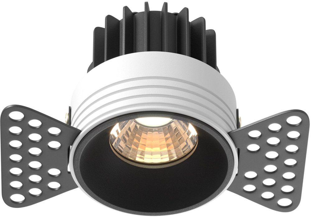 Встраиваемый светильник Round Maytoni DL058-7W3K-TRS-B